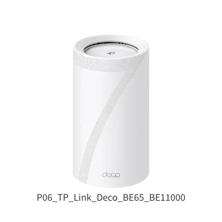 TP-Link Deco BE65 BE11000 WiFi7三頻Mesh 2.5G全埠去背照