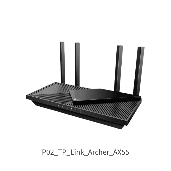 TP-Link Archer AX55 WiFi6 AX3000標準家庭多裝置去背照