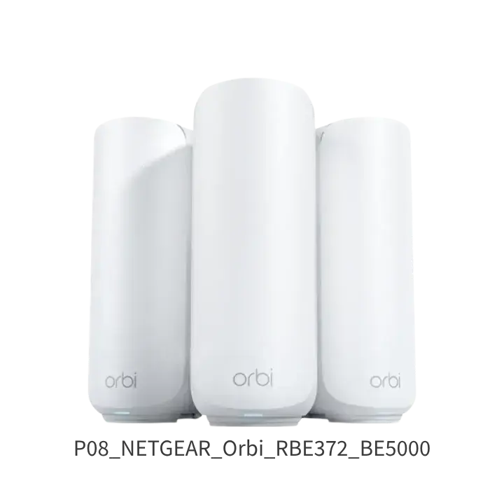 NETGEAR Orbi RBE372 BE5000 WiFi7 Mesh兩件式透天大坪數去背照