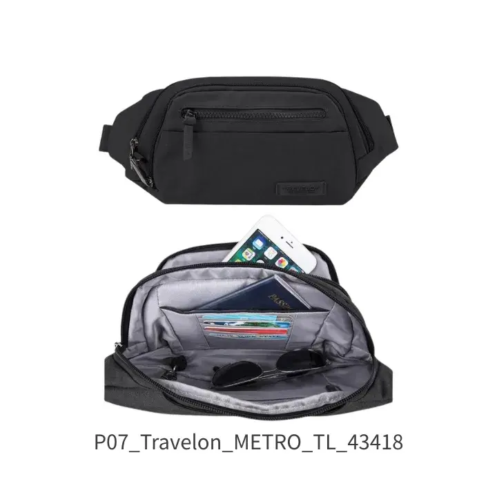 Travelon METRO 腰包（TL-43418） 去背