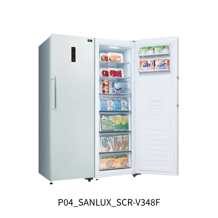 SANLUX台灣三洋SCR-V348F 348L大容量風冷無霜直立式冷凍櫃
