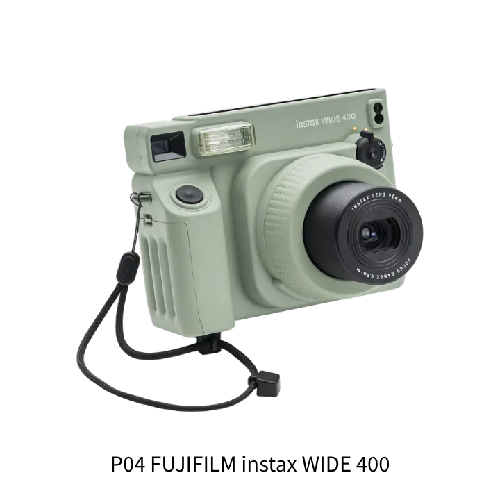 FUJIFILM instax WIDE 400 寬幅拍立得產品去背圖，文章配圖與規格比較表用素材