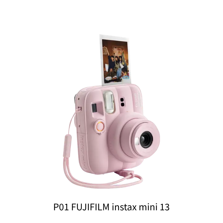 FUJIFILM instax mini 13 拍立得產品去背圖，文章配圖與規格比較表用素材