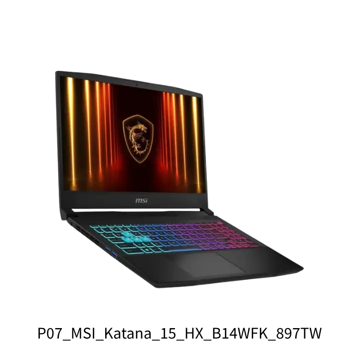 MSI Katana 15 HX B14WFK-897TW RTX5060 規格 重度運算筆電
