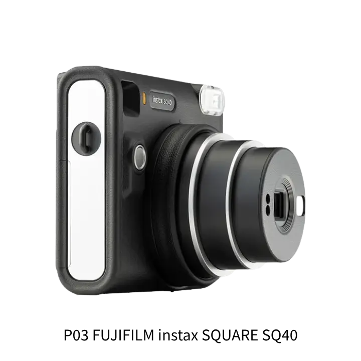 FUJIFILM instax SQUARE SQ40 方形拍立得產品去背圖，文章配圖與規格比較表用素材