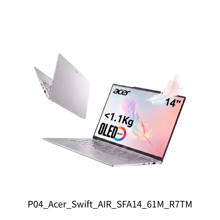 Acer Swift AIR SFA14-61M 規格 超輕OLED通勤筆電