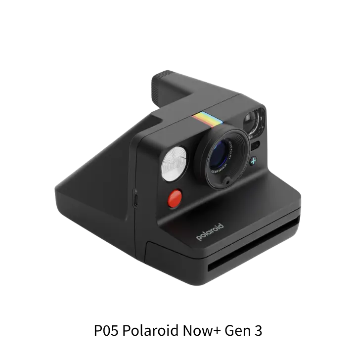 Polaroid Now+ Gen 3 寶麗來拍立得產品去背圖，文章配圖與規格比較表用素材