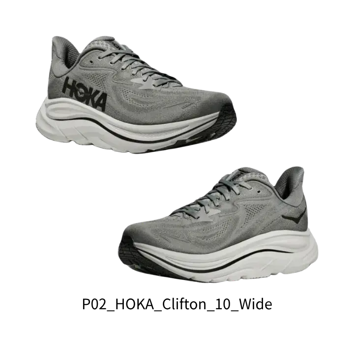 HOKA Clifton 10 Wide 慢跑鞋 大體重厚底護膝寬楦跑鞋推薦